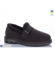 Туфлі жіночі на зиму (8 пар р.37-41) коричневий  "MURMUR"