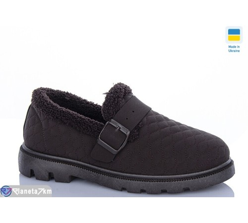 Туфлі жіночі на зиму (8 пар р.37-41) коричневий  "MURMUR"