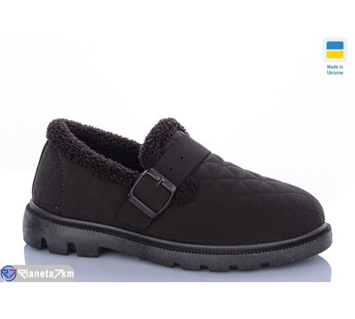 Туфлі жіночі на зиму (8 пар р.37-41) коричневий  "MURMUR"
