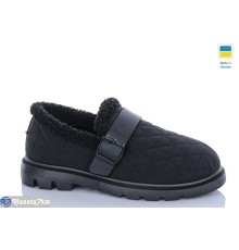 Туфлі жіночі на зиму (8 пар р.37-41) чорний  "MURMUR"