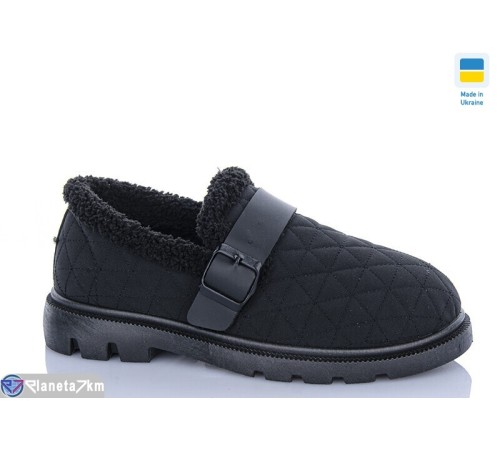 Туфлі жіночі на зиму (8 пар р.37-41) чорний  "MURMUR"