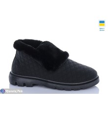 Туфлі жіночі на зиму (8 пар р.37-41) чорний  "MURMUR"