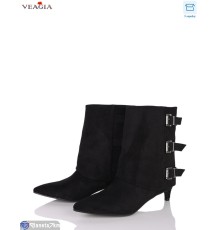 Чоботи жіночі на весну/осінь (8 пар р.36-40) чорний  "Veagia-ADA"