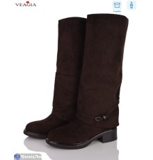 Чоботи жіночі на весну/осінь (8 пар р.36-40) коричневий  "Veagia-ADA"