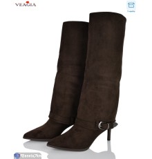 Чоботи жіночі на весну/осінь (8 пар р.36-40) коричневий  "Veagia-ADA"