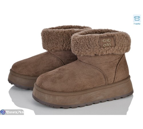 Уггі жіночі на зиму (8 пар р.36-41) коричневий  "FERICE"