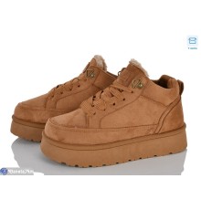 Черевики жіночі на зиму (8 пар р.36-41) camel  "FERICE"