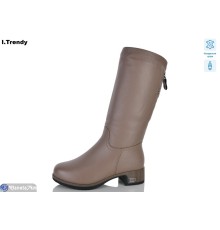 Чоботи жіночі на зиму (6 пар р.36-41) коричневий  "Trendy"