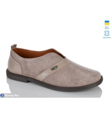Туфлі жіночі на весну/осінь (6 пар р.37-41) коричневий  "LIKA"