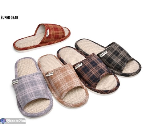 Тапки на весну/осінь (12 пар р.36-45) мікс  "Super Gear"