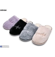 Тапки жіночі на зиму (12 пар р.36-41) мікс  "Super Gear"