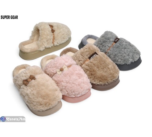 Тапки на зиму (12 пар р.36-45) мікс  "Super Gear"