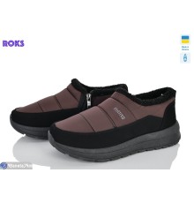 Дутики жіночі на зиму (6 пар р.37-41) коричневий  "Roks"