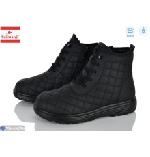 Черевики жіночі на зиму (8 пар р.36-41) чорний  "Saimaoji"