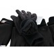 Рукавички жіночі на зиму (12 шт. р.сетка 6,5-8,5) чорний  "CAROLLA"
