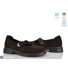 Туфлі жіночі на весну/осінь (6 пар р.36-40) коричневий  "Linda"