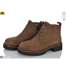 Черевики жіночі на зиму (8 пар р.36-41) коричневий  "Mei De Li"