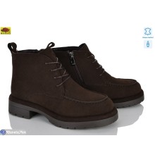 Черевики жіночі на зиму (8 пар р.36-41) коричневий  "Mei De Li"