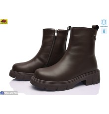 Черевики жіночі на зиму (6 пар р.36-40) коричневий  "Mei De Li"