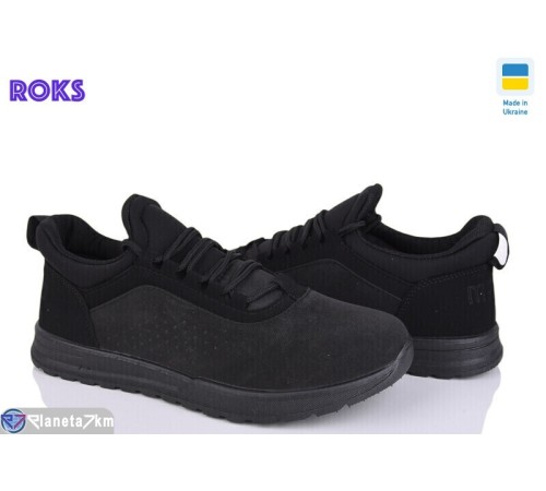Кросівки чоловічі на весну/осінь (6 пар р.40-45) чорний  "Roks"
