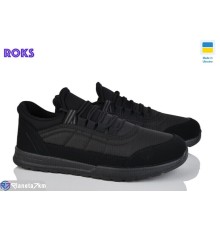Кросівки чоловічі на весну/осінь (6 пар р.40-45) чорний  "Roks"