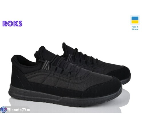 Кросівки чоловічі на весну/осінь (6 пар р.40-45) чорний  "Roks"