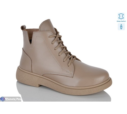 Черевики жіночі на весну/осінь (6 пар р.37-41) коричневий  "LIKA"