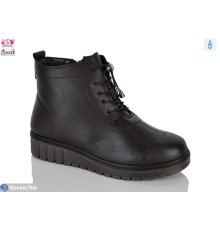 Черевики жіночі на зиму (8 пар р.37-42) коричневий  "Gukkcr"