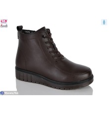 Черевики жіночі на зиму (8 пар р.37-42) коричневий  "Gukkcr"