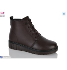Черевики жіночі на зиму (8 пар р.37-42) коричневий  "Gukkcr"