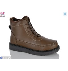 Черевики жіночі на зиму (8 пар р.37-42) коричневий  "Gukkcr"