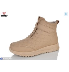 Черевики жіночі на зиму (8 пар р.37-42) бежевий  "SUBA"