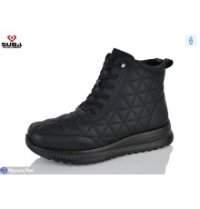Черевики жіночі на зиму (8 пар р.37-42) чорний  "SUBA"