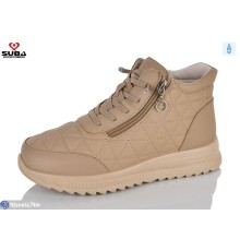 Черевики жіночі на зиму (8 пар р.37-42) бежевий  "SUBA"