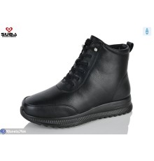 Черевики жіночі на зиму (8 пар р.37-42) чорний  "SUBA"