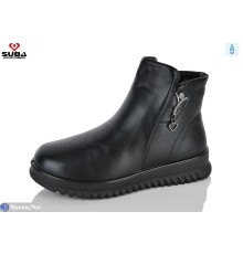Черевики жіночі на зиму (8 пар р.37-42) чорний  "SUBA"