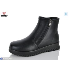 Черевики жіночі на зиму (8 пар р.37-42) чорний  "SUBA"