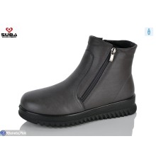 Черевики жіночі на зиму (8 пар р.37-42) сірий  "SUBA"