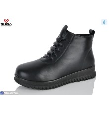 Черевики жіночі на зиму (8 пар р.37-42) чорний  "SUBA"