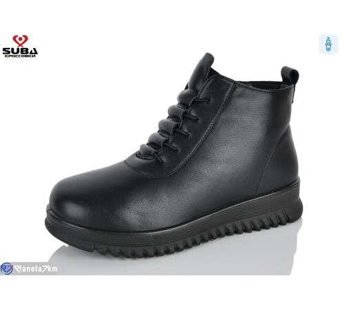 Черевики жіночі на зиму (8 пар р.37-42) чорний  "SUBA"