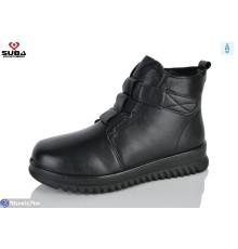 Черевики жіночі на зиму (8 пар р.37-42) чорний  "SUBA"