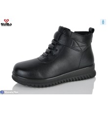 Черевики жіночі на зиму (8 пар р.37-42) чорний  "SUBA"