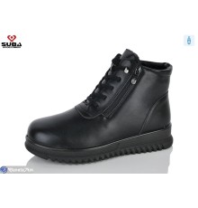 Черевики жіночі на зиму (8 пар р.37-42) чорний  "SUBA"