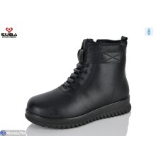 Черевики жіночі на зиму (8 пар р.37-42) чорний  "SUBA"