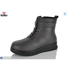 Черевики жіночі на зиму (8 пар р.37-42) сірий  "SUBA"