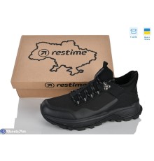 Кросівки чоловічі на весну/осінь (8 пар р.41-45) чорний  "Restime"