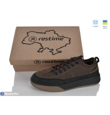 Кросівки чоловічі на весну/осінь (8 пар р.41-45) коричневий  "Restime"
