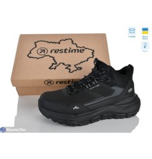 Кросівки чоловічі на весну/осінь (8 пар р.41-46) чорний  "Restime"