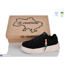 Кросівки жіночі на весну/осінь (8 пар р.36-40) чорний  "Restime"