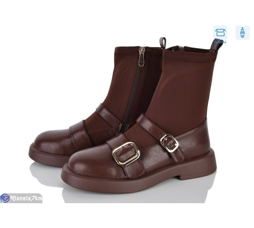 Черевики жіночі на весну/осінь (6 пар р.36-40) коричневий  "HoRIK"